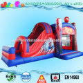 summer hot sale inflatable bouncer slide,cheap jump castle with wet&dry slide